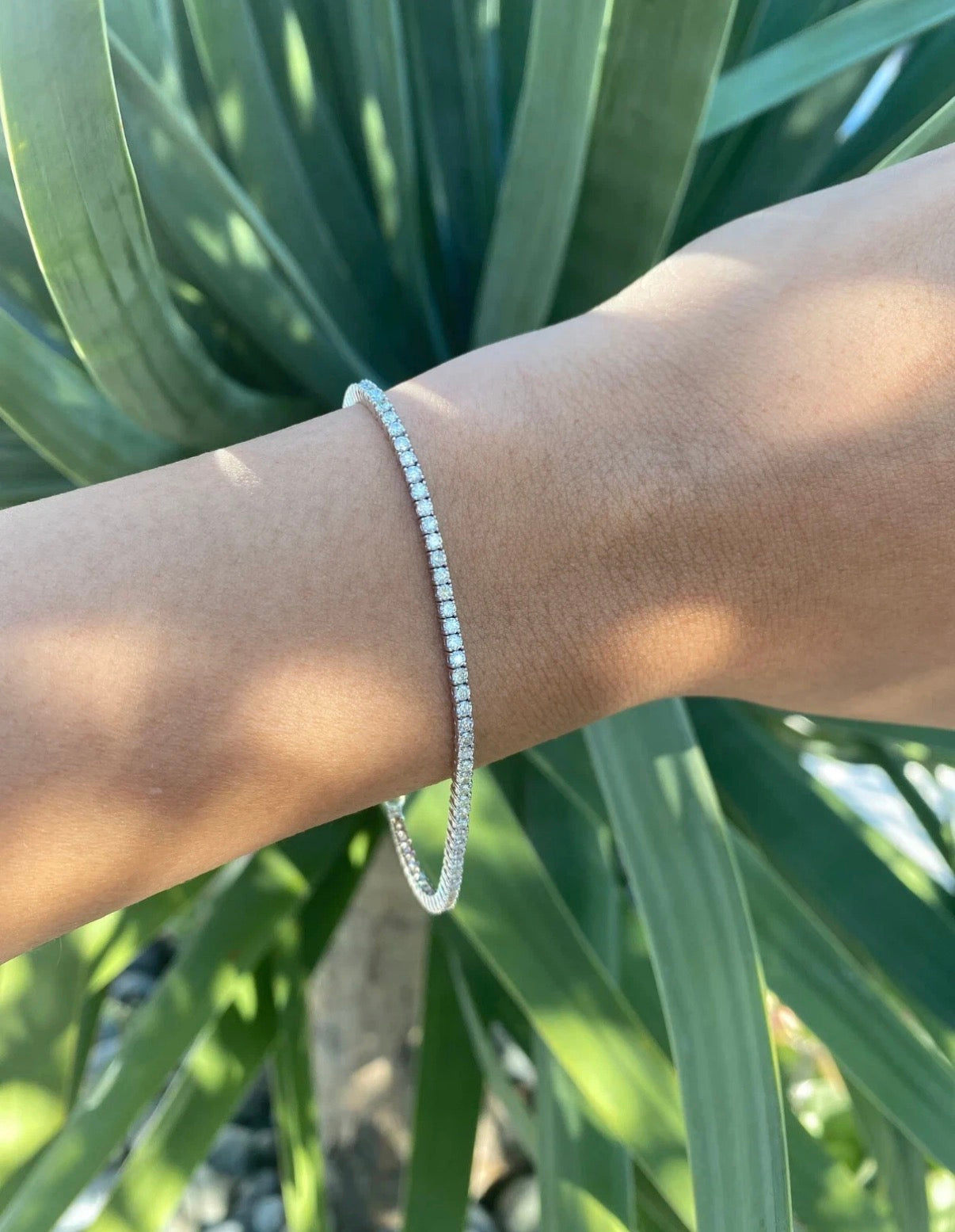 2.00 Ctw Certified Lab-Grown Diamond Tennis Bracelet – 14K White Gold, D–F Color, VS Clarity, 7-Inch The Eternal Elegance