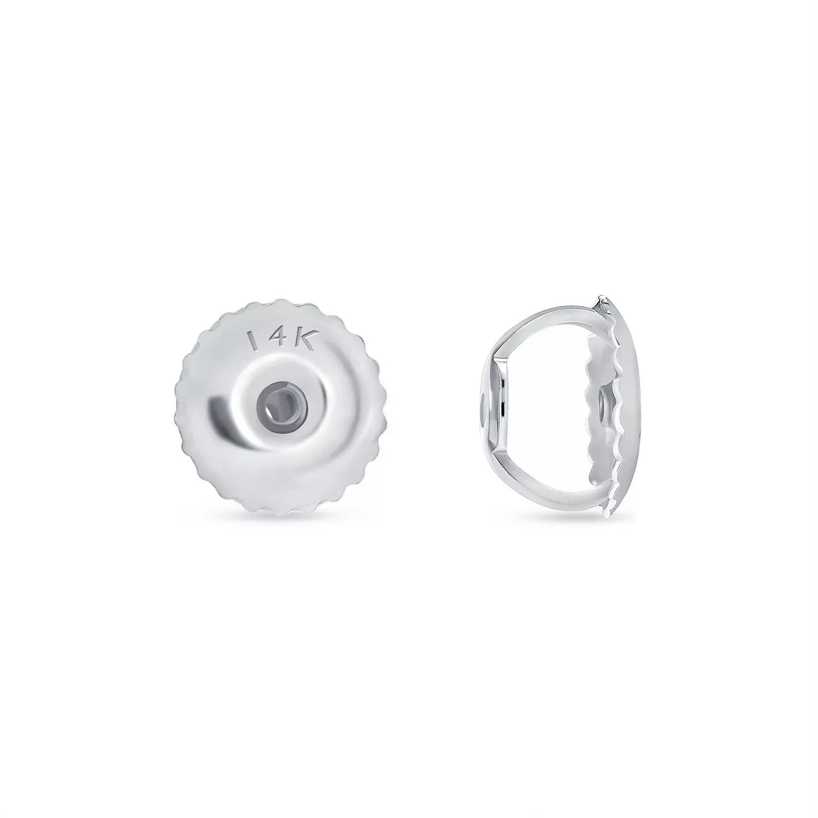 2.00Ct Lab-Grown Diamond Stud Earrings – D VS1, IGI Certified, 14K White Gold Martini Screw-Back