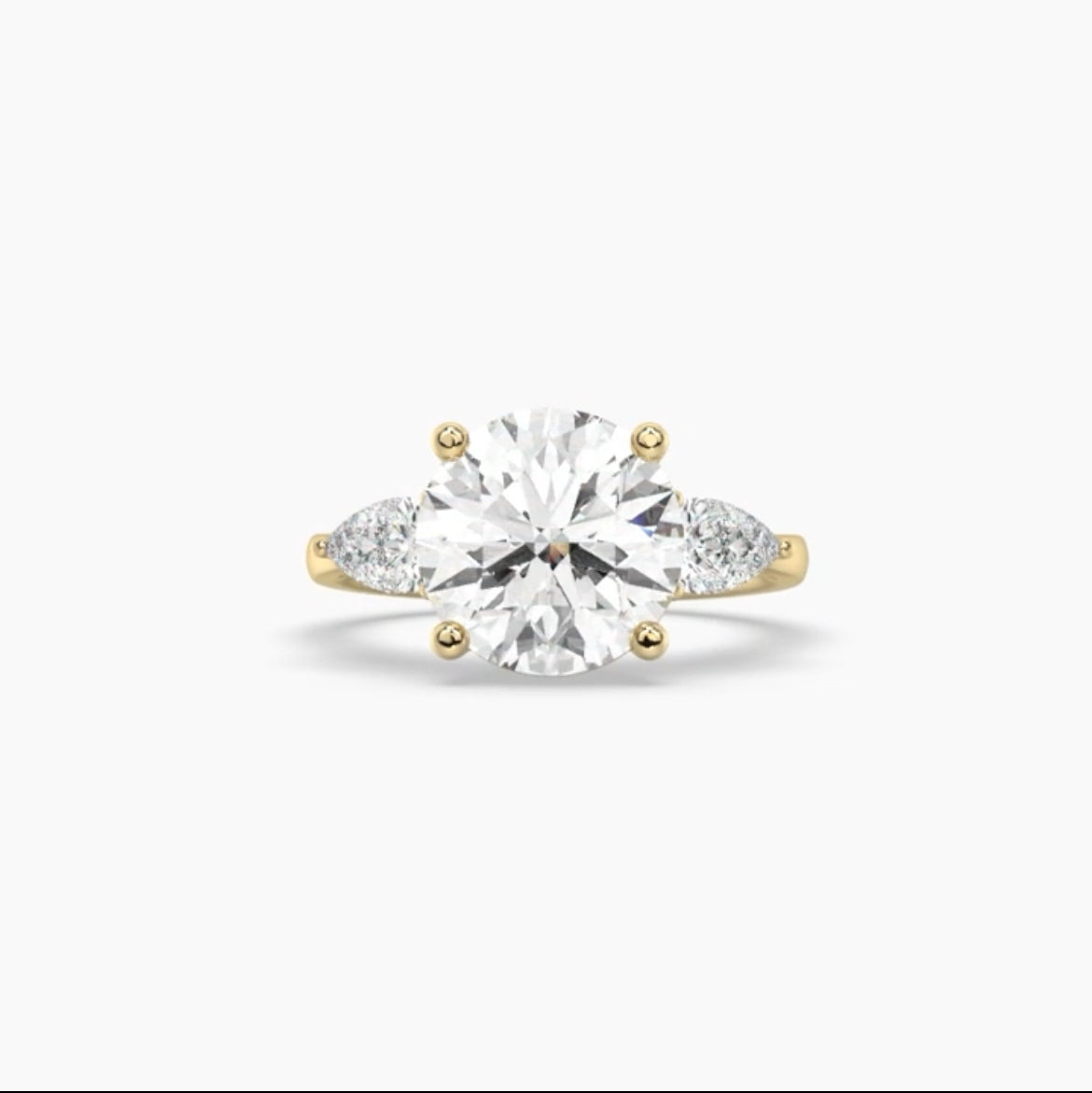 Certified F/VS 1 Ct - 3 Ct Diamond Solitaire 14k Gold Engagement Ring Lab Grown