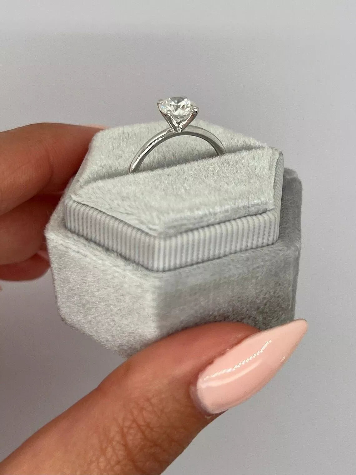 IGI Certified 1.50 Carat D VS1 Lab Grown Diamond Engagement Ring 14k White Gold
