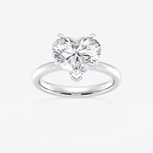 IGI Certified 1 - 5 CT E VS1 Heart Cut Diamond Engagement 14k Ring Lab Grown