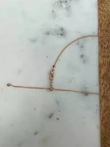 14k Rose Gold 925 Sterling Silver Adjustable Cuban Curb Chain 1mm Necklace