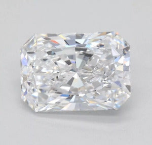 2.50 Cts RADIANT Cut IGI Certified Lab Grown CVD Diamond F Color VS1 Clarity