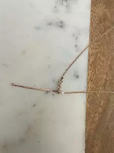 14k Rose Gold Plated Over 925 Sterling Silver 1.5mm Valentino Adjustable Chain