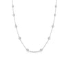 1.00 Carat Diamonds By The Yard Necklace 14K Yellow Gold Lab Grown Station 18''