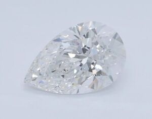 Pear Cut IGI Certified Lab Grown CVD 1 - 3 Carat Diamond E Color VS1 Clarity
