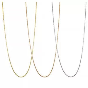 925 Sterling Silver Adjustable 2.5mm Margarita Twisted Rock Chain - Up To 24''