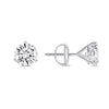 1.00-10.00 Carat Round Lab Grown Diamond Earrings Studs 14K White Gold D VS1 IGI Certified