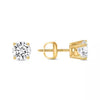 1.00 Ct D VS1 Round Lab Grown 14k Gold Diamond Stud Earrings IGI Certified
