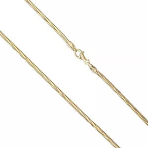 925 Sterling Silver 14k Gold-Plated 2.5mm Snake Chain Necklace All Sizes - Italy