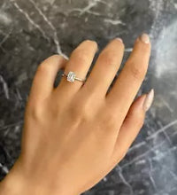 Certified 1.50 CT E/VS1 Emerald Cut Solitaire Lab Grown Diamond Engagement Ring