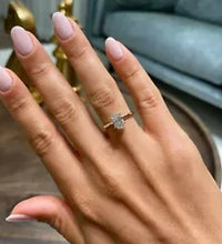 IGI Certified 1.50 CT E/VS1 Oval Cut Lab Grown Diamond Engagement Ring 14K Gold
