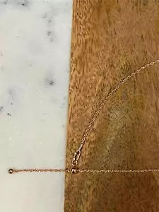 14k Rose Gold Plated Over 925 Sterling Adjustable Loose Rope Chain 2mm